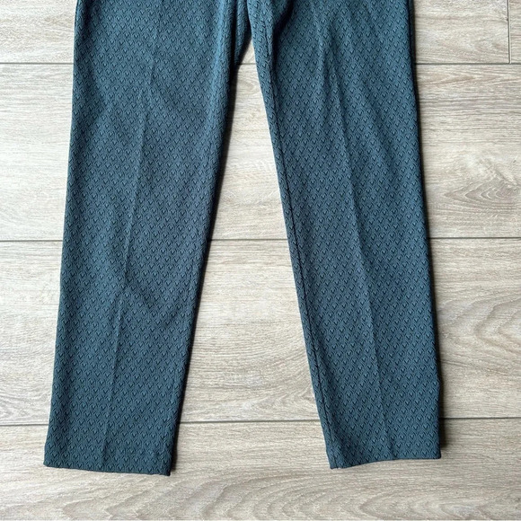89th Madison Textured Stretchy Pull On Slim Leg Ponte Pants - Picture 8 of 10